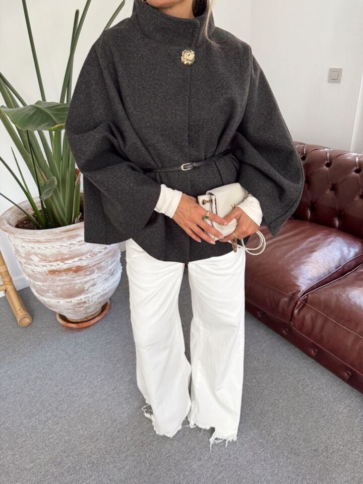 KEMERLİ PELERİN KABAN