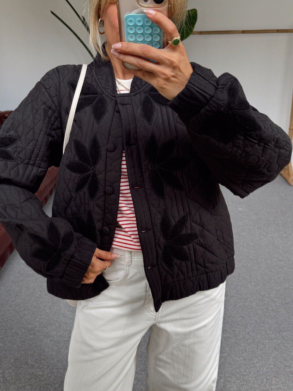 SİYAH İŞLEMELİ  İTHAL CEKET