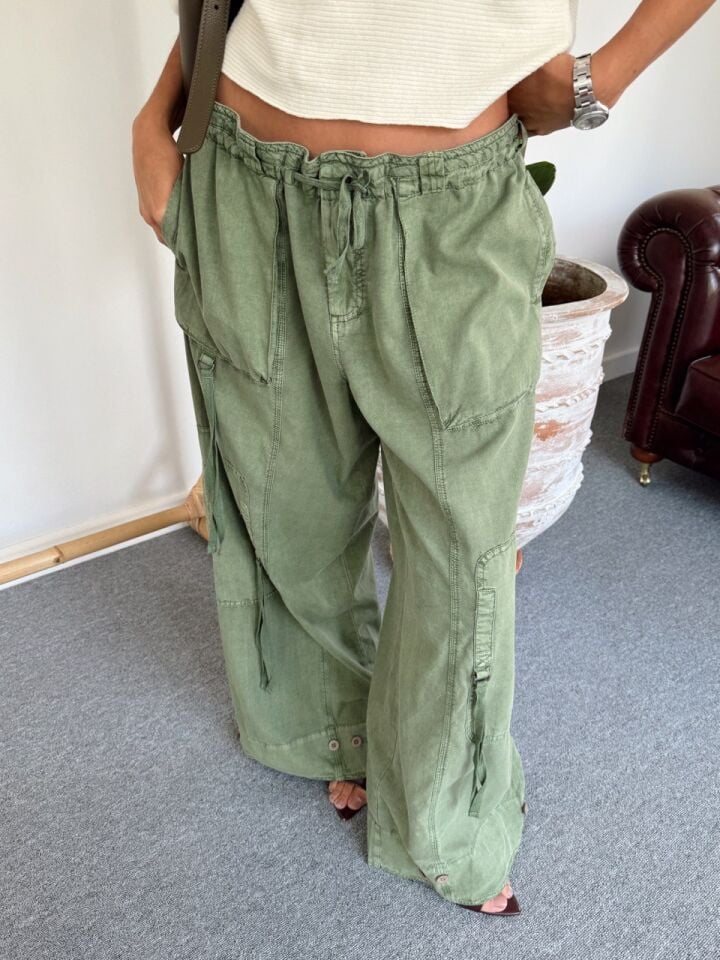 HAKİ KARGO CEP İTHAL PANTOLON