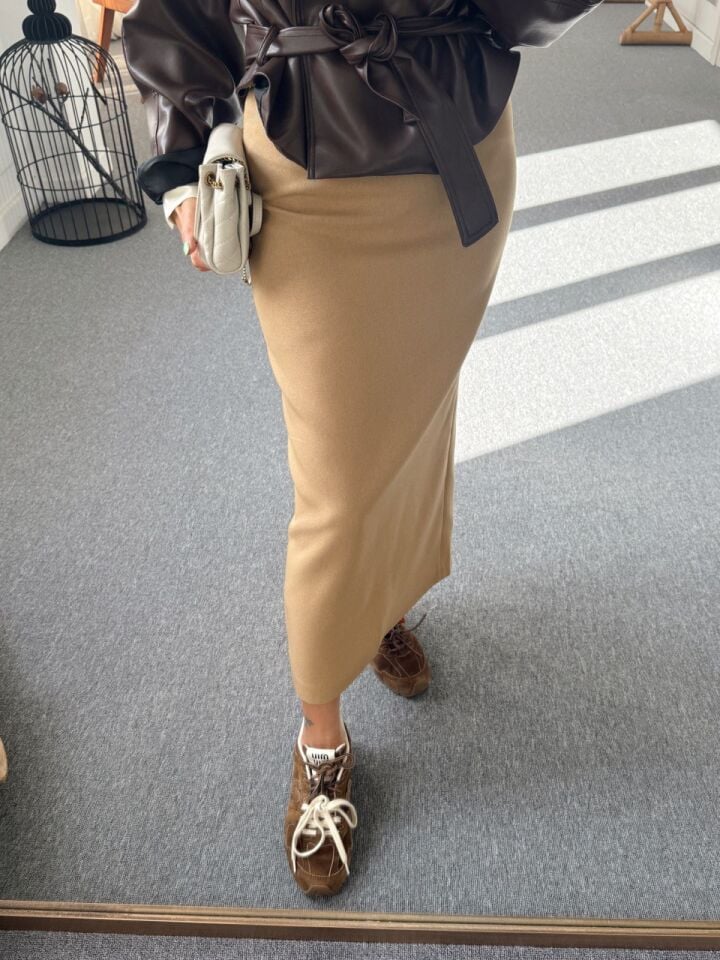 SÜTLÜ KAHVE KALEM ETEK