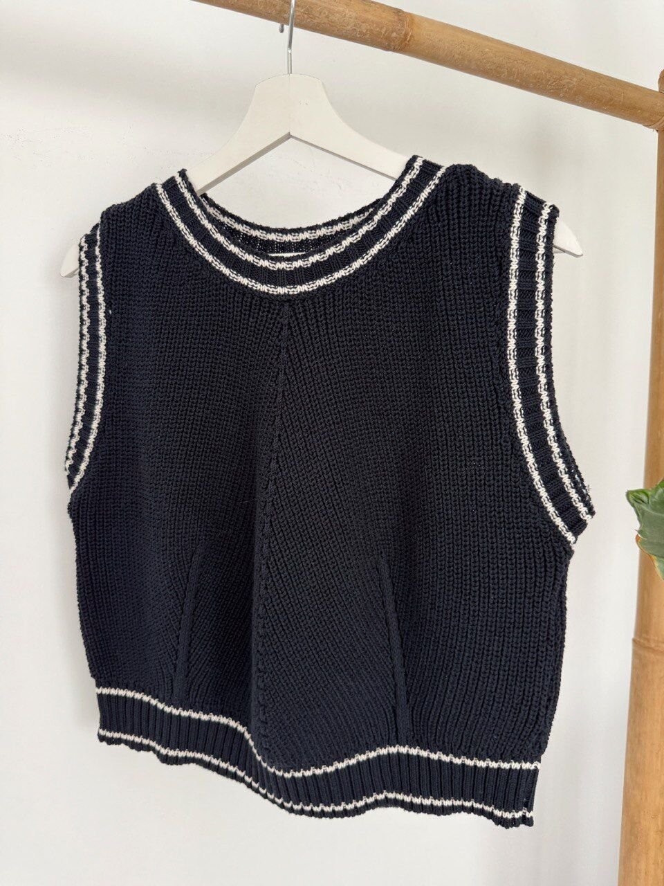 LACİVERT ŞERİTLİ SÜVETER