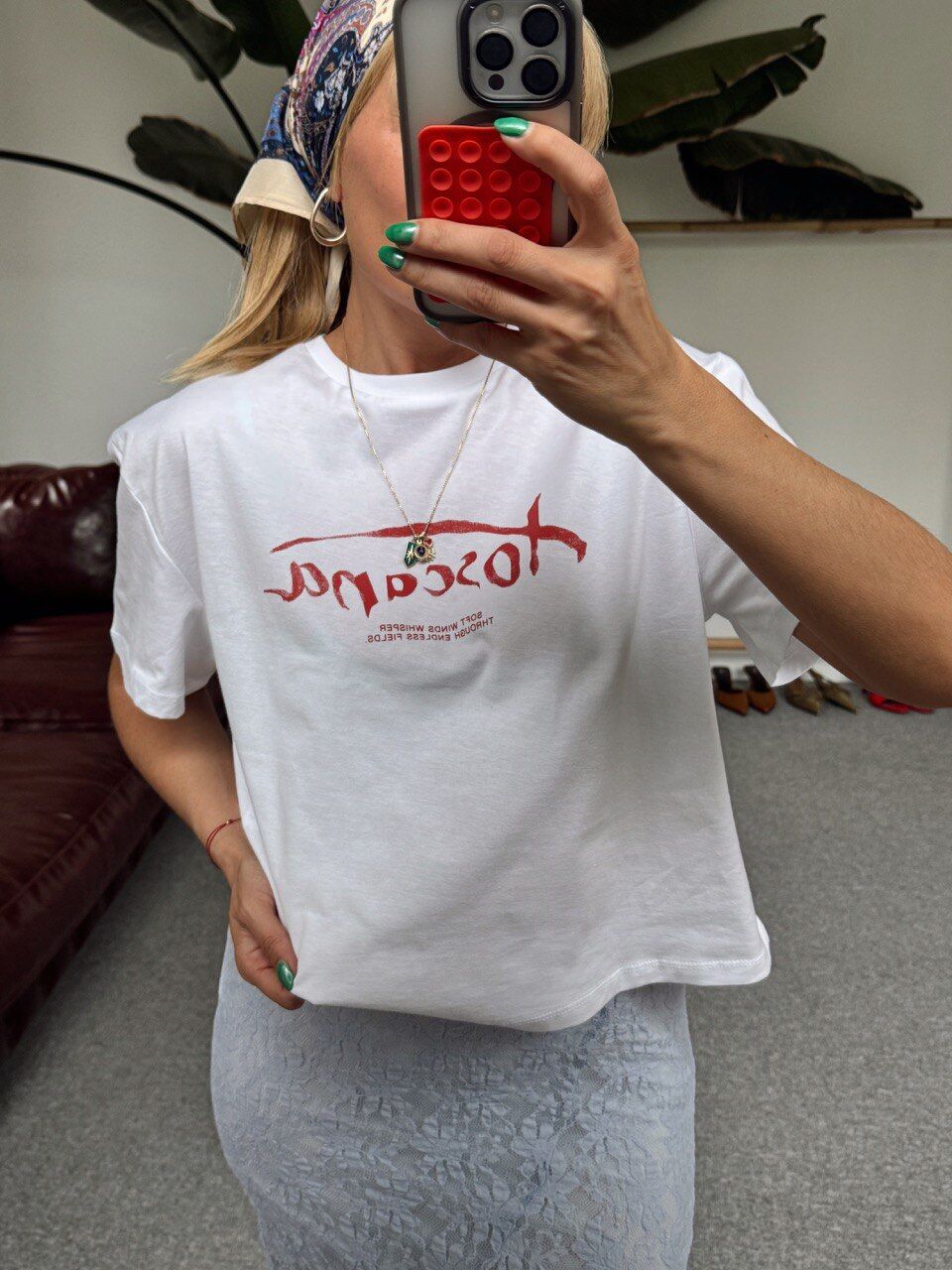 TOSCANA BASKILI TSHİRT