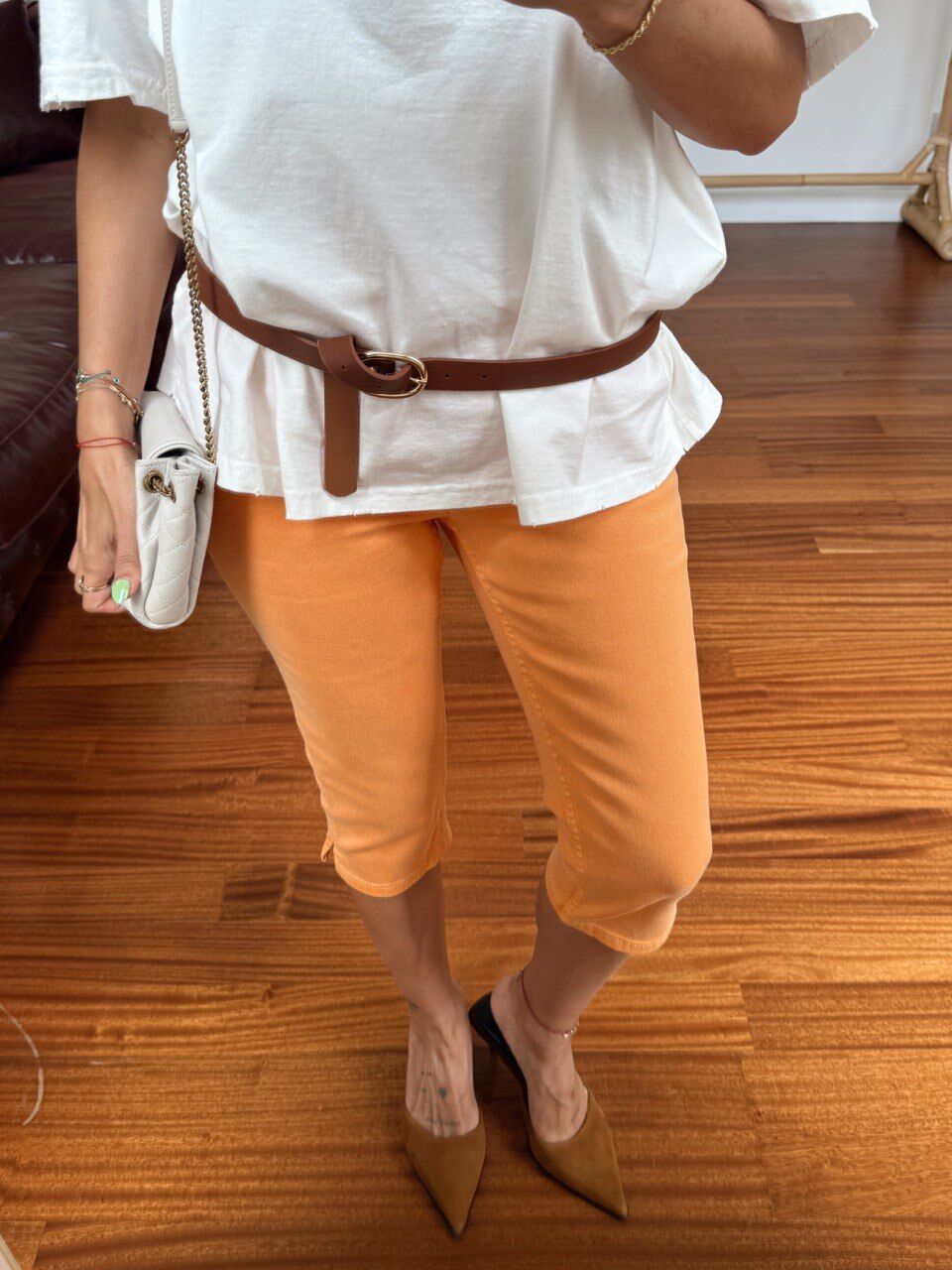 TURUNCU DENIM KAPRİ