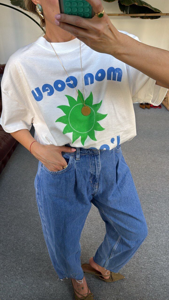 KOYU MAVİ PİLİ DETAY PAÇASI KESİK JEAN