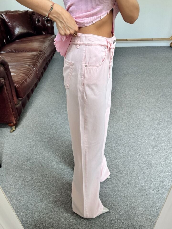 PUDRA TENSEL KUMAŞ RAHAT PANTOLON