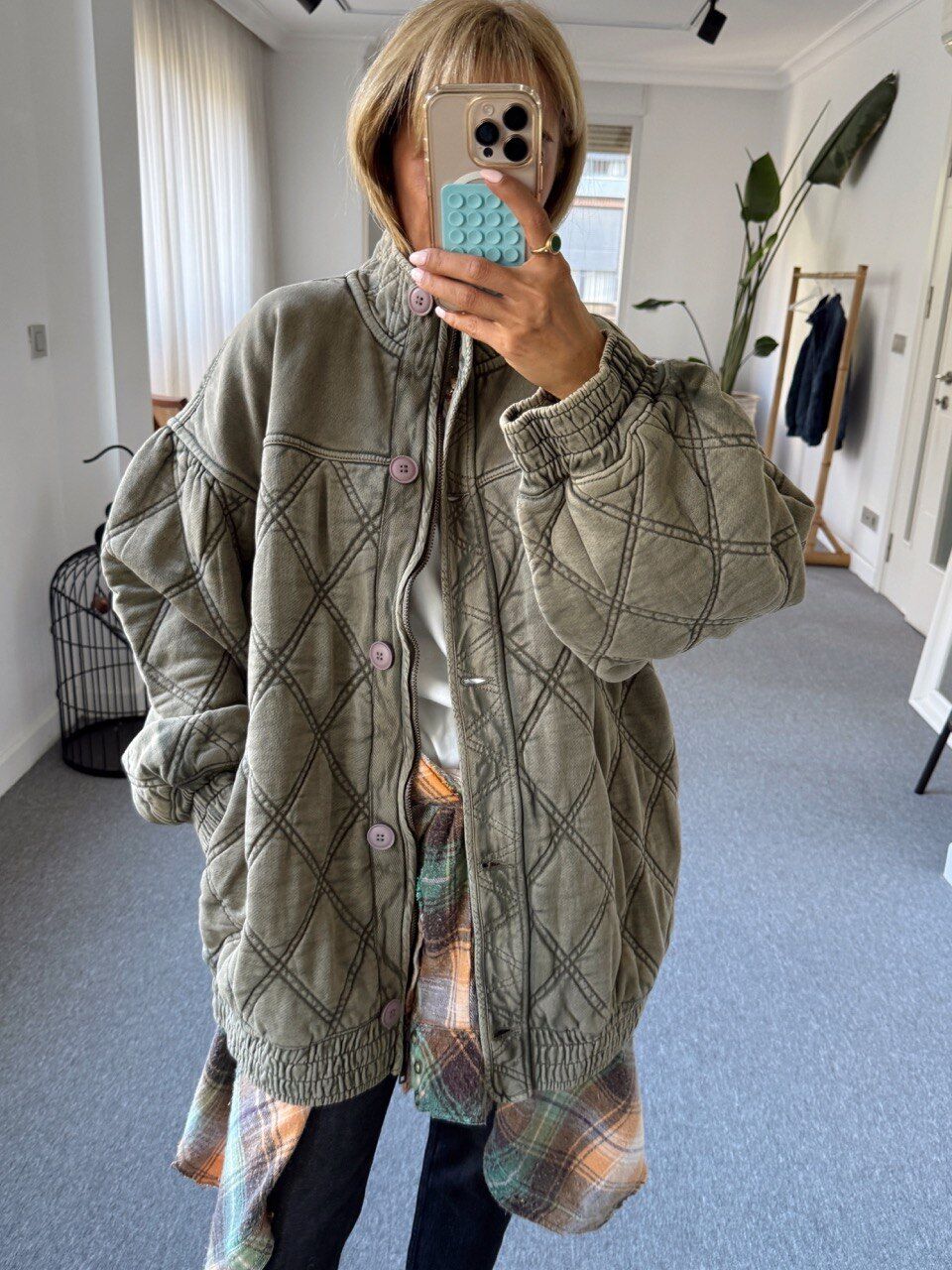 HAKİ KAPİTONE BOMBER İTHAL CEKET