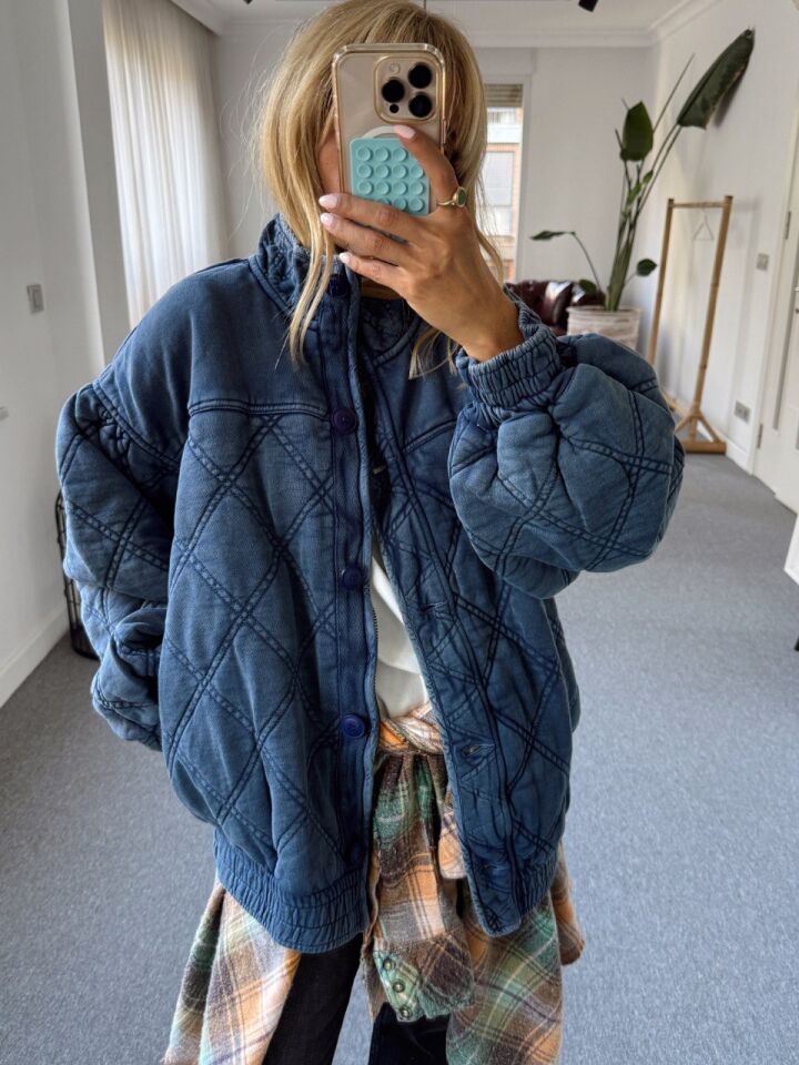 İNDİGO KAPİTONE BOMBER İTHAL CEKET