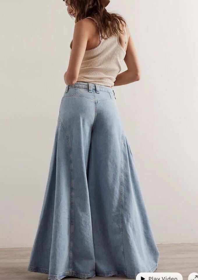 AÇIK MAVİ WİDE LEG JEAN