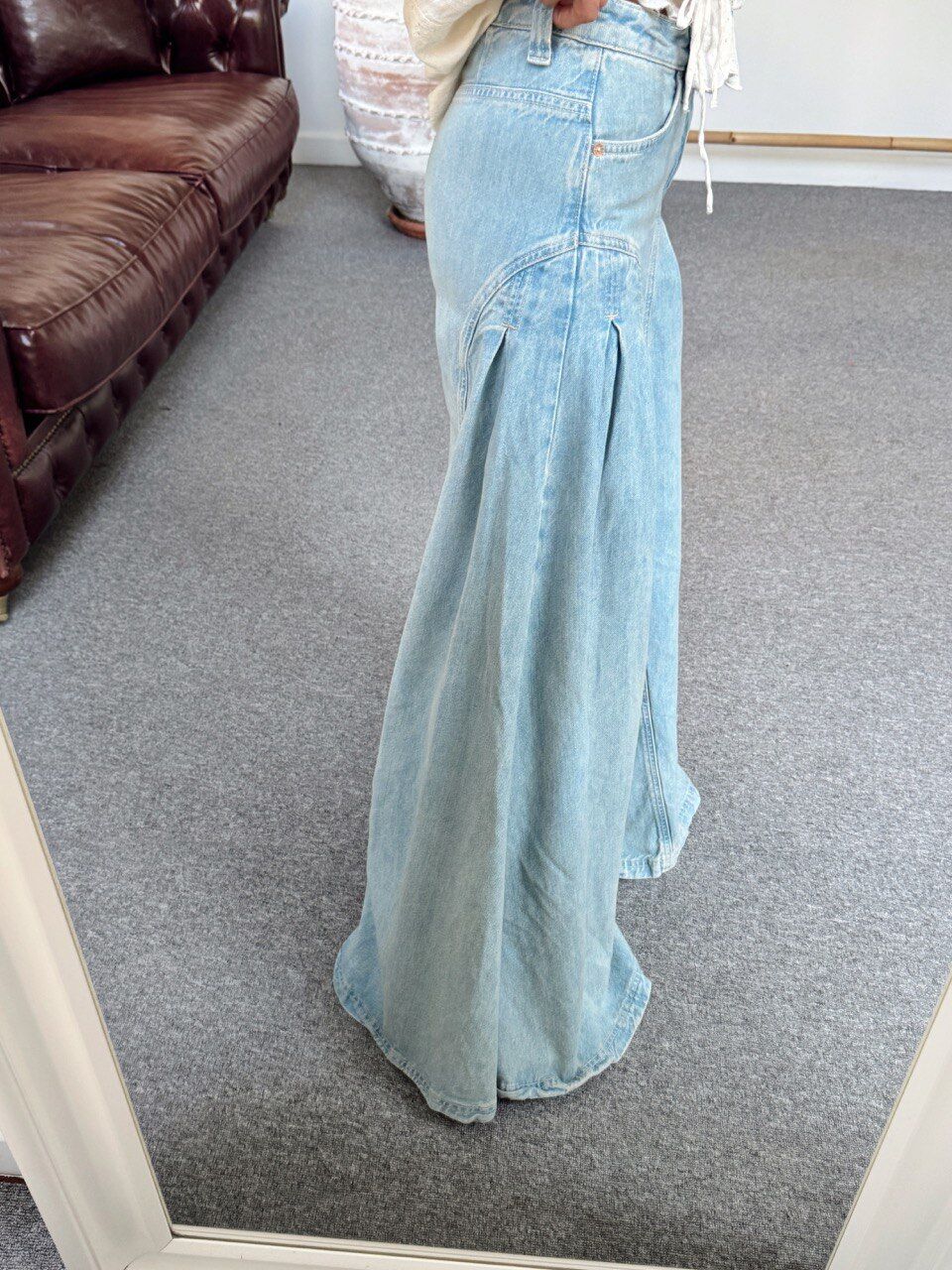 AÇIK MAVİ WİDE LEG JEAN