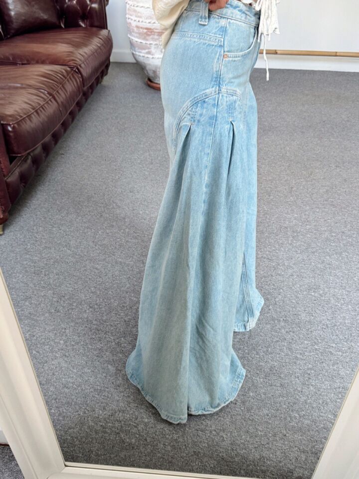 AÇIK MAVİ WİDE LEG JEAN