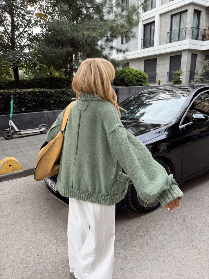 HAKİ DOKULU İTHAL CEKET HIRKA