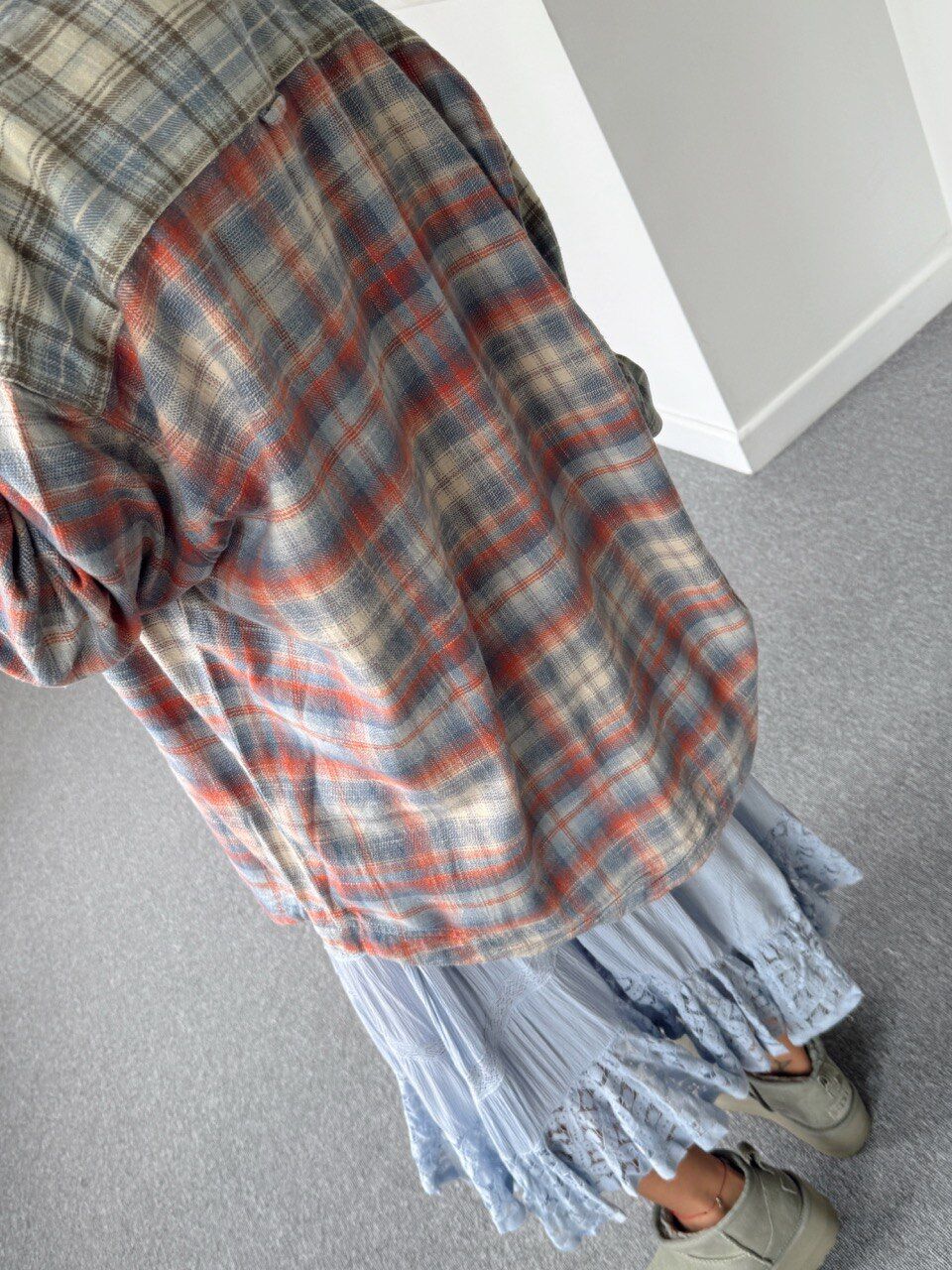 MAVİ EKOSELİ ODUNCU İTHAL GÖMLEK