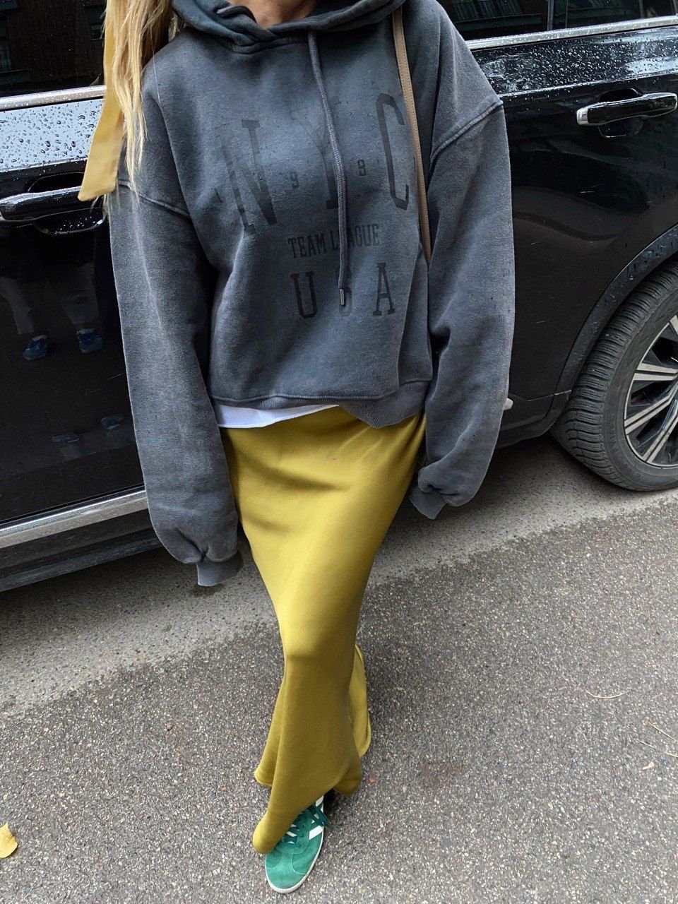 YAĞ YEŞİLİ MAXİ SATEN ETEK