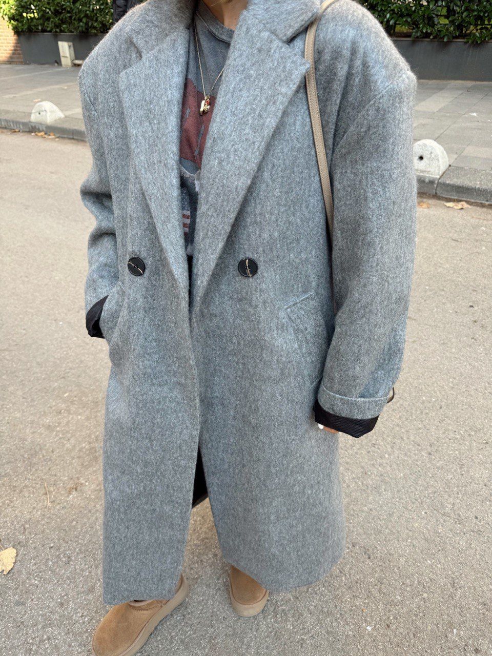 GRİ ASTARLI KAŞE KABAN