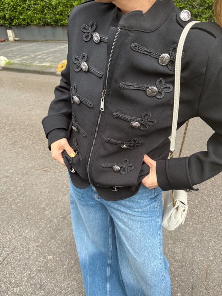 SİYAH NAPOLYON BLAZER CEKET