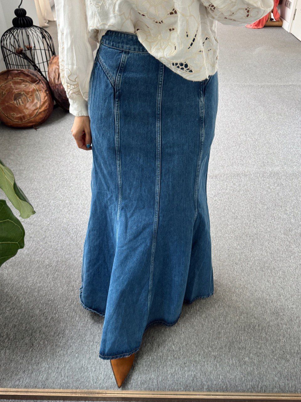 MAXI BOY CEP DETAY DENIM ETEK