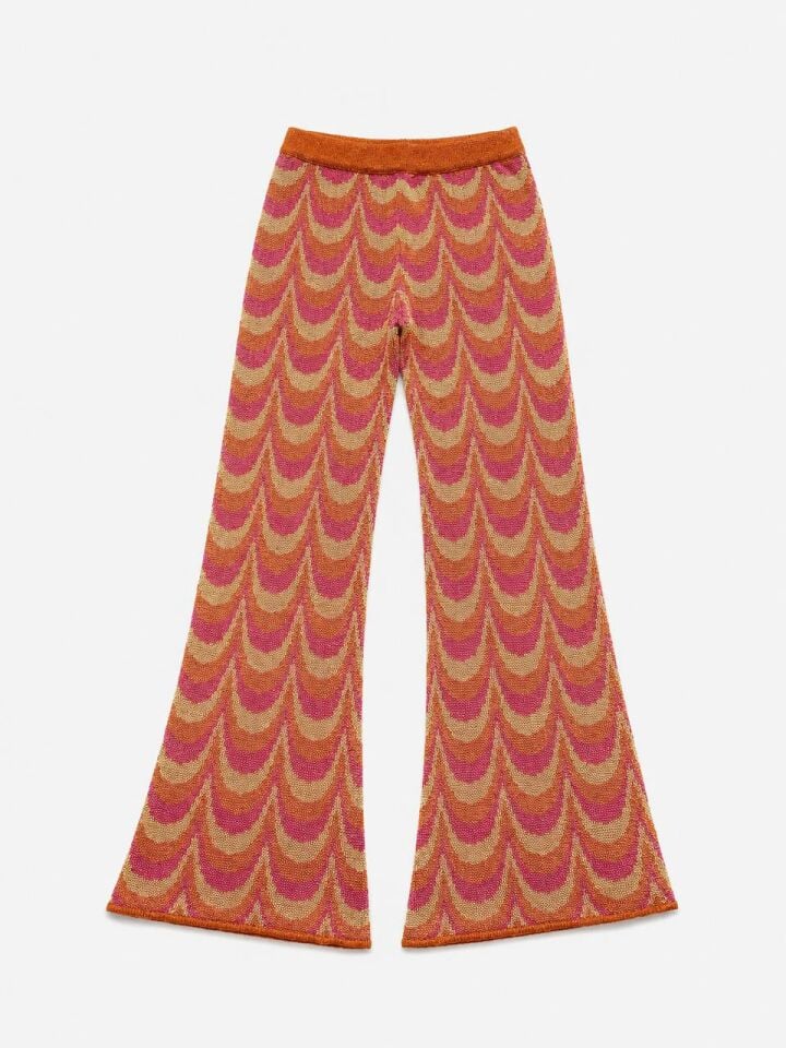 FLARED TRİKO PANTOLON