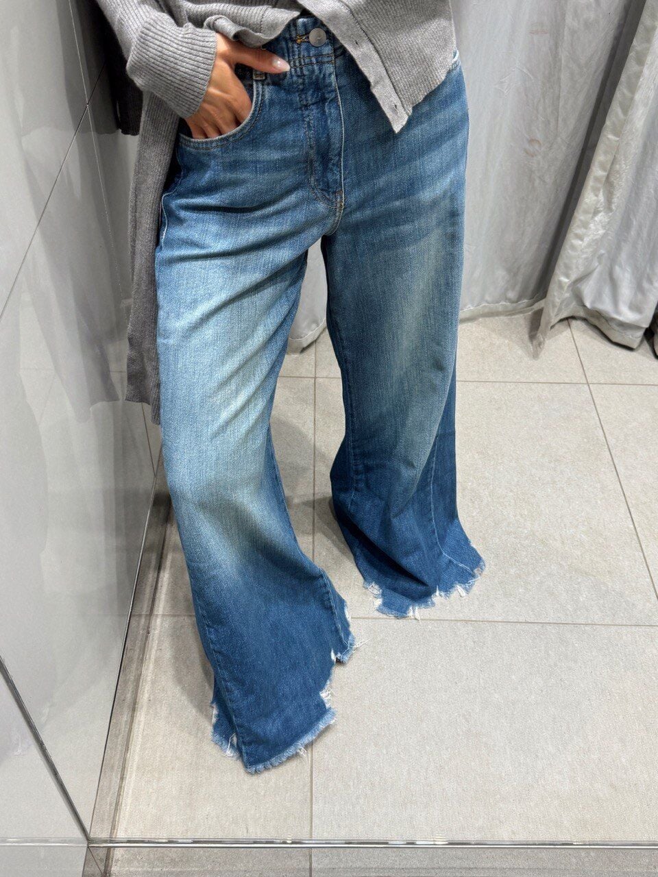 DENIM PACASI KESIK RAHAT KESIM JEAN