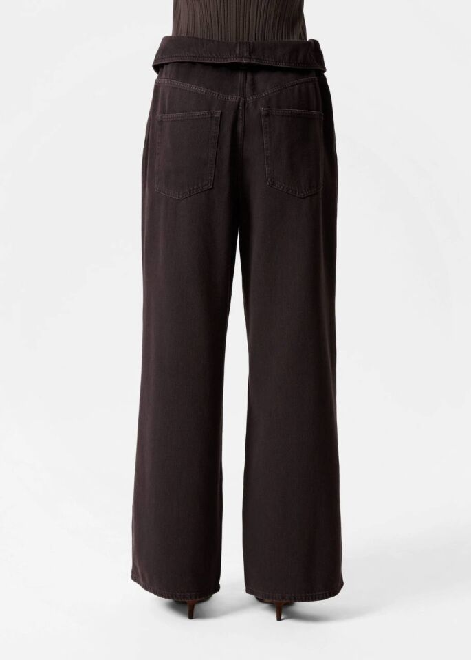 KOYU KAHVE PAPERBAG JEAN