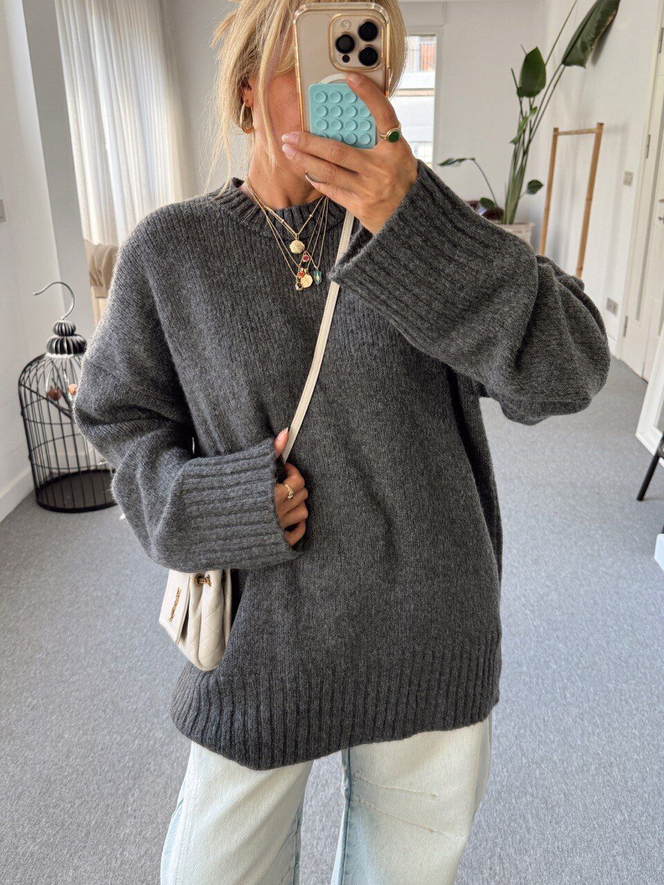 ANTRASİT TRİKO KAZAK