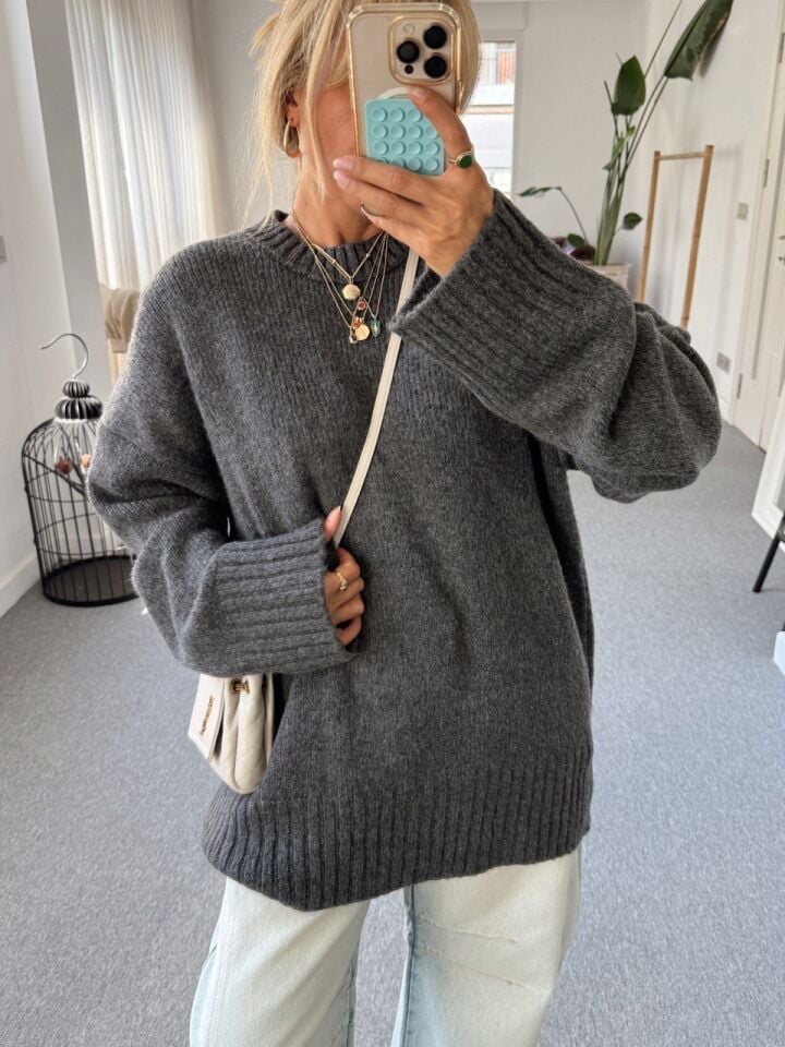 ANTRASİT TRİKO KAZAK