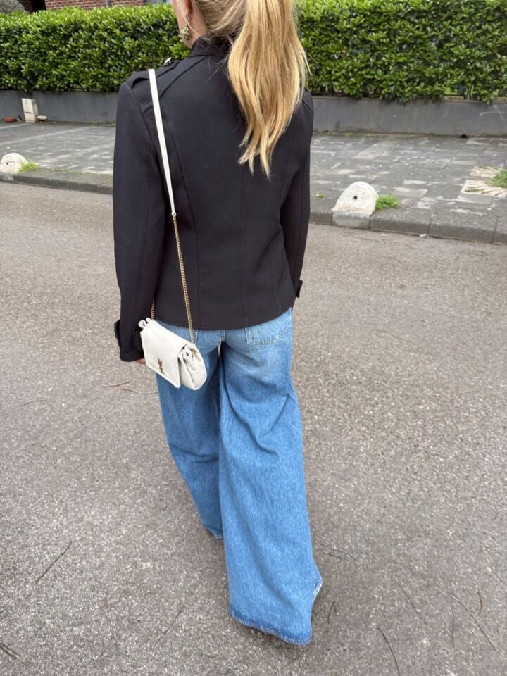 KOT MAVİSİ FLARED JEAN