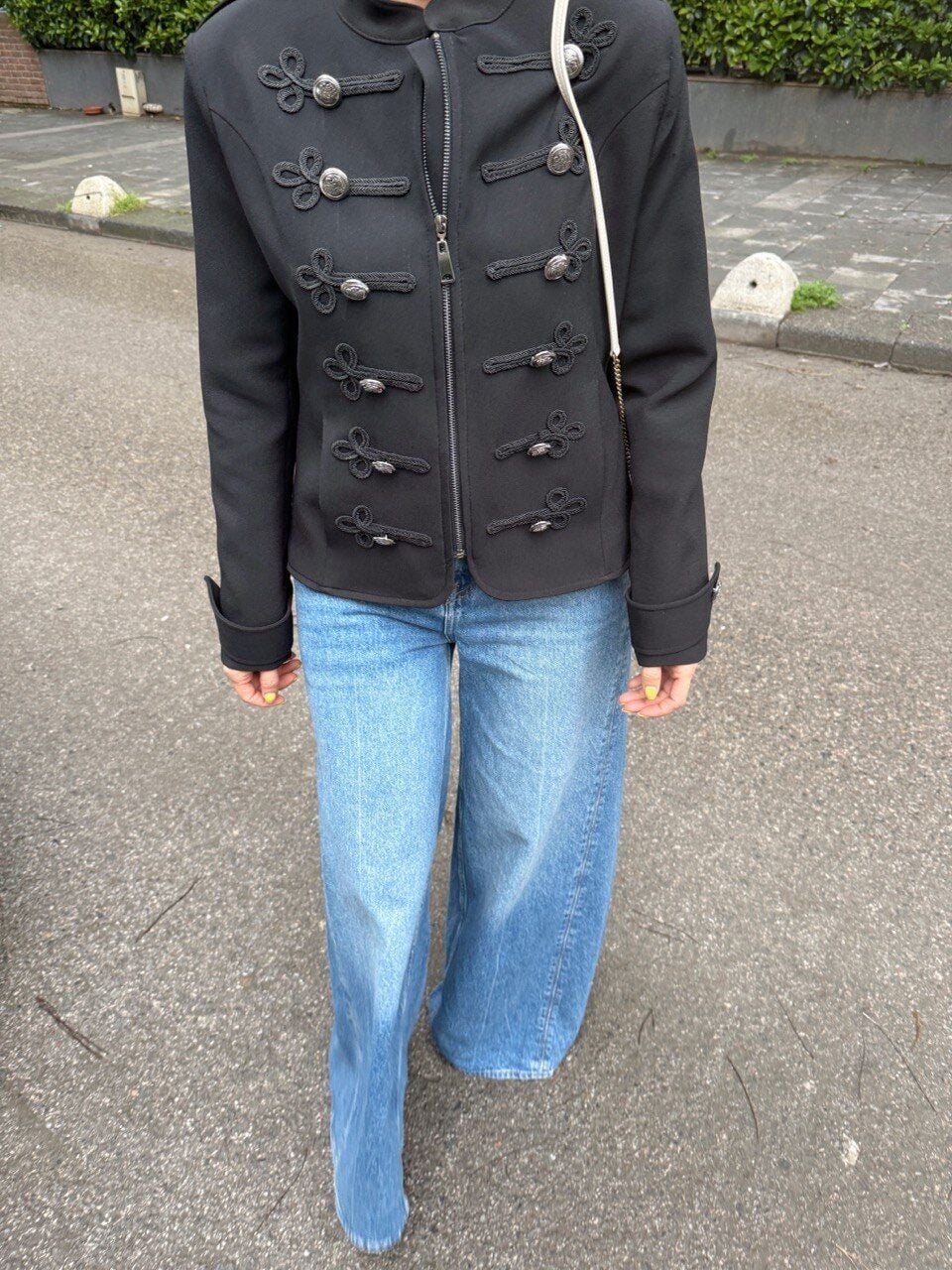 KOT MAVİSİ FLARED JEAN