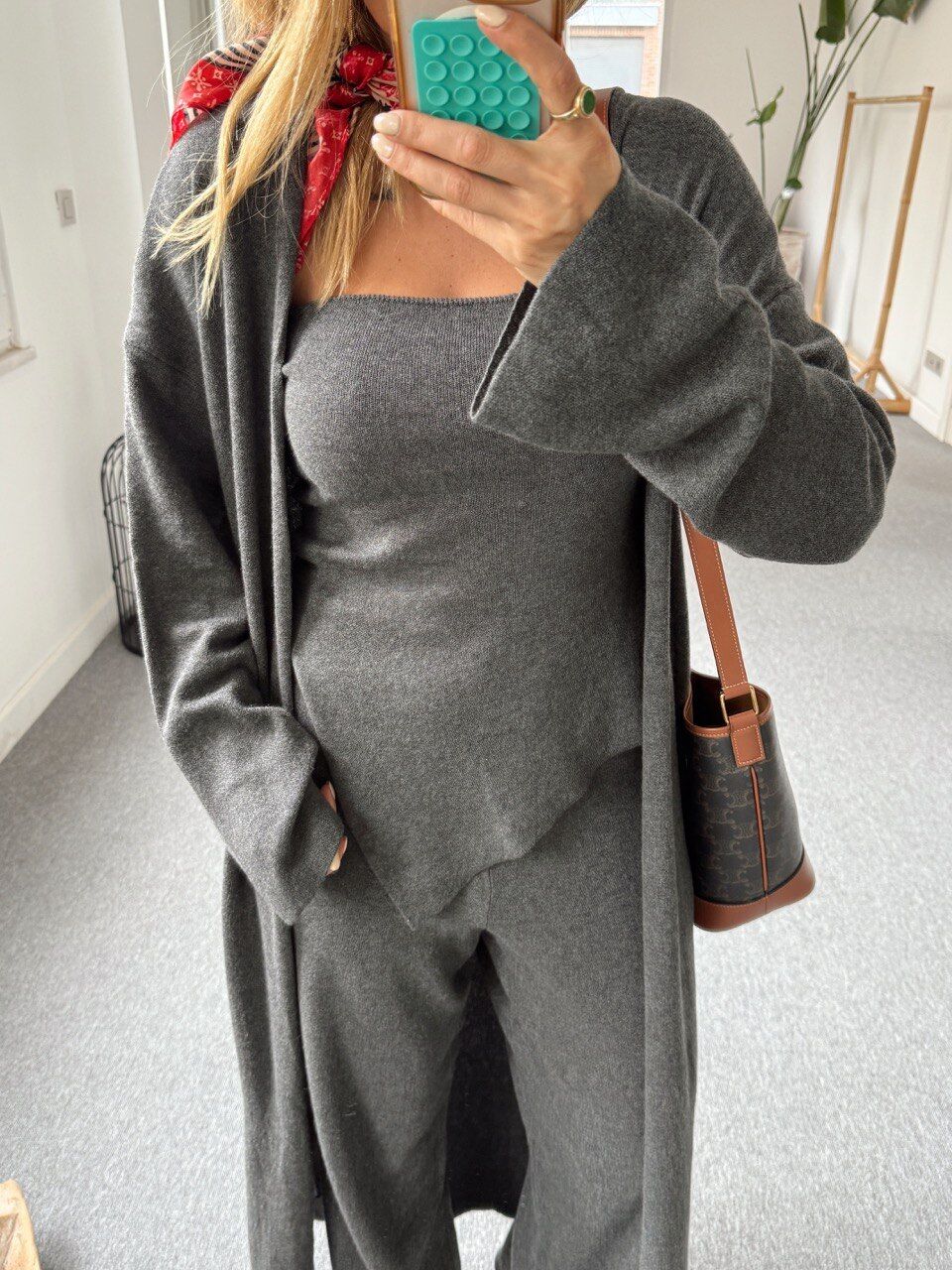 ANTRASİT ÜÇLÜ TRİKO TAKIM