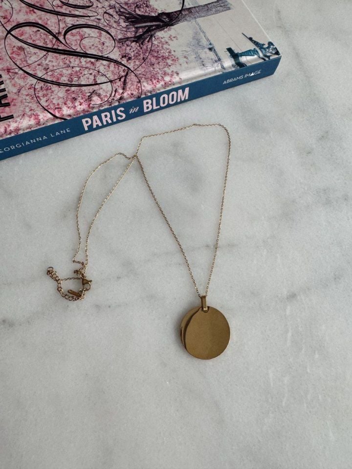 GOLD PLAKA KOLYE