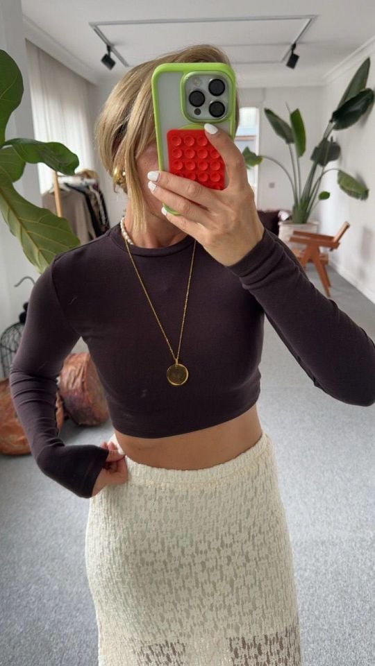 BÜYÜK GOLD PLAKA KOLYE