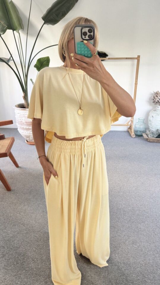 SARI MODAL PANÇO TSHIRT