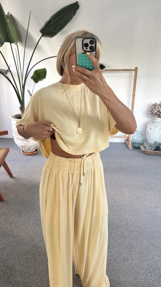 SARI MODAL PANÇO TSHIRT