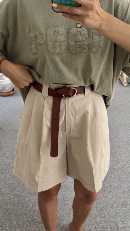 HAKİ PAMUKLU BASIC TSHIRT