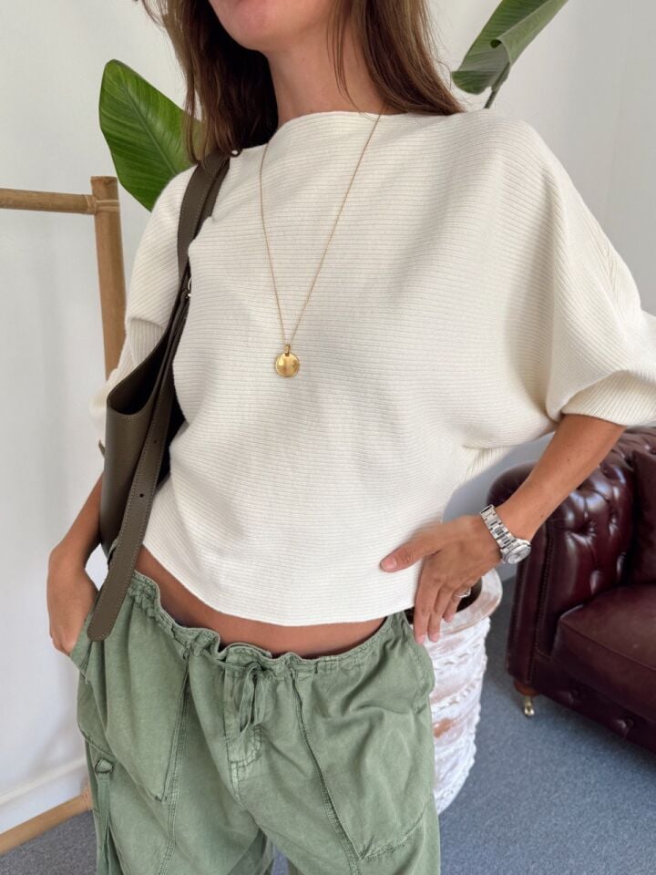 KREM YUMUŞAK DOKULU TRİKO