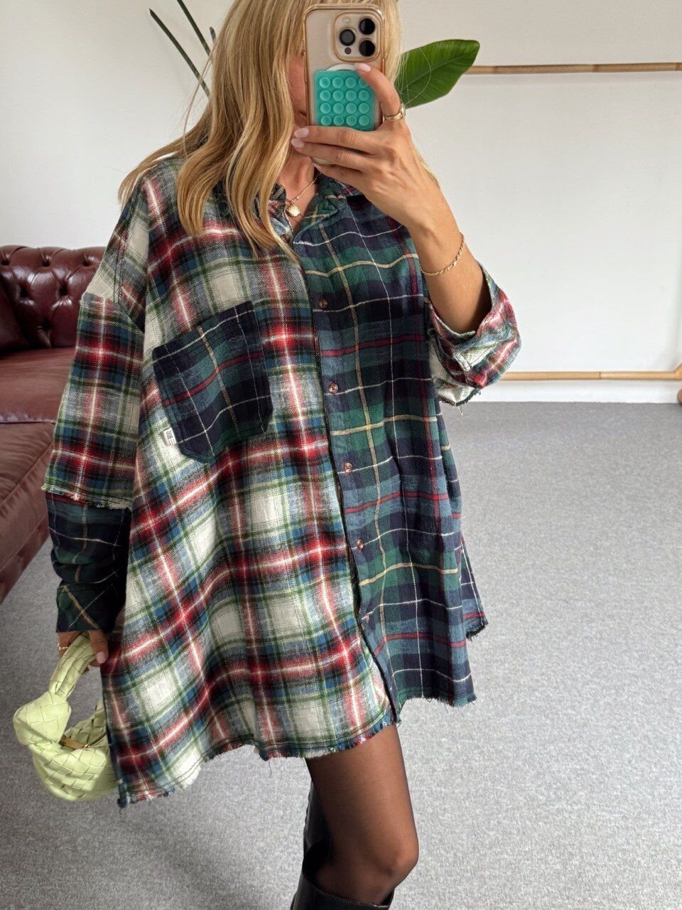 KOYU YEŞİL EKOSELİ ODUNCU İTHAL ELBİSE