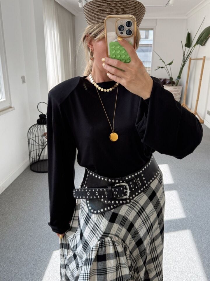 SİYAH VATKALI MODAL BASIC