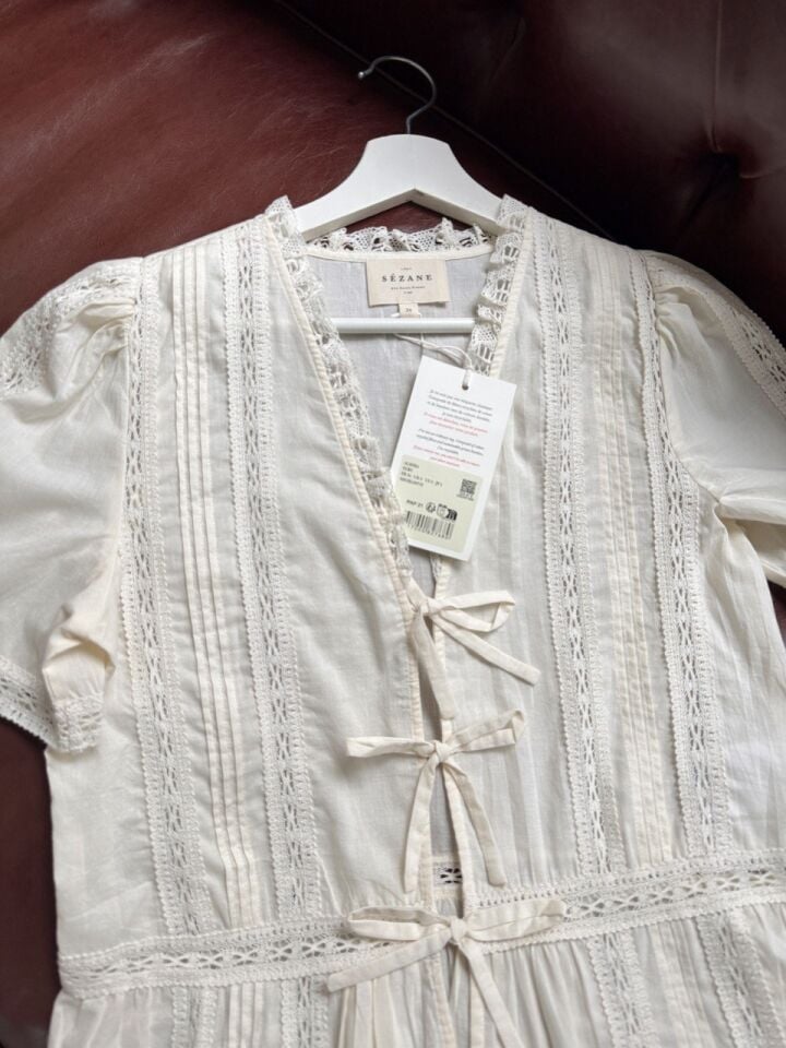 ORGANİK KUMAŞ FİSTOLU İTHAL BLUZ