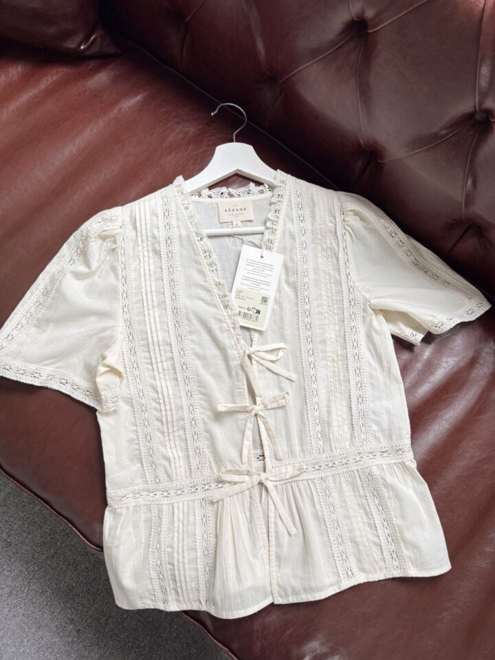 ORGANİK KUMAŞ FİSTOLU İTHAL BLUZ