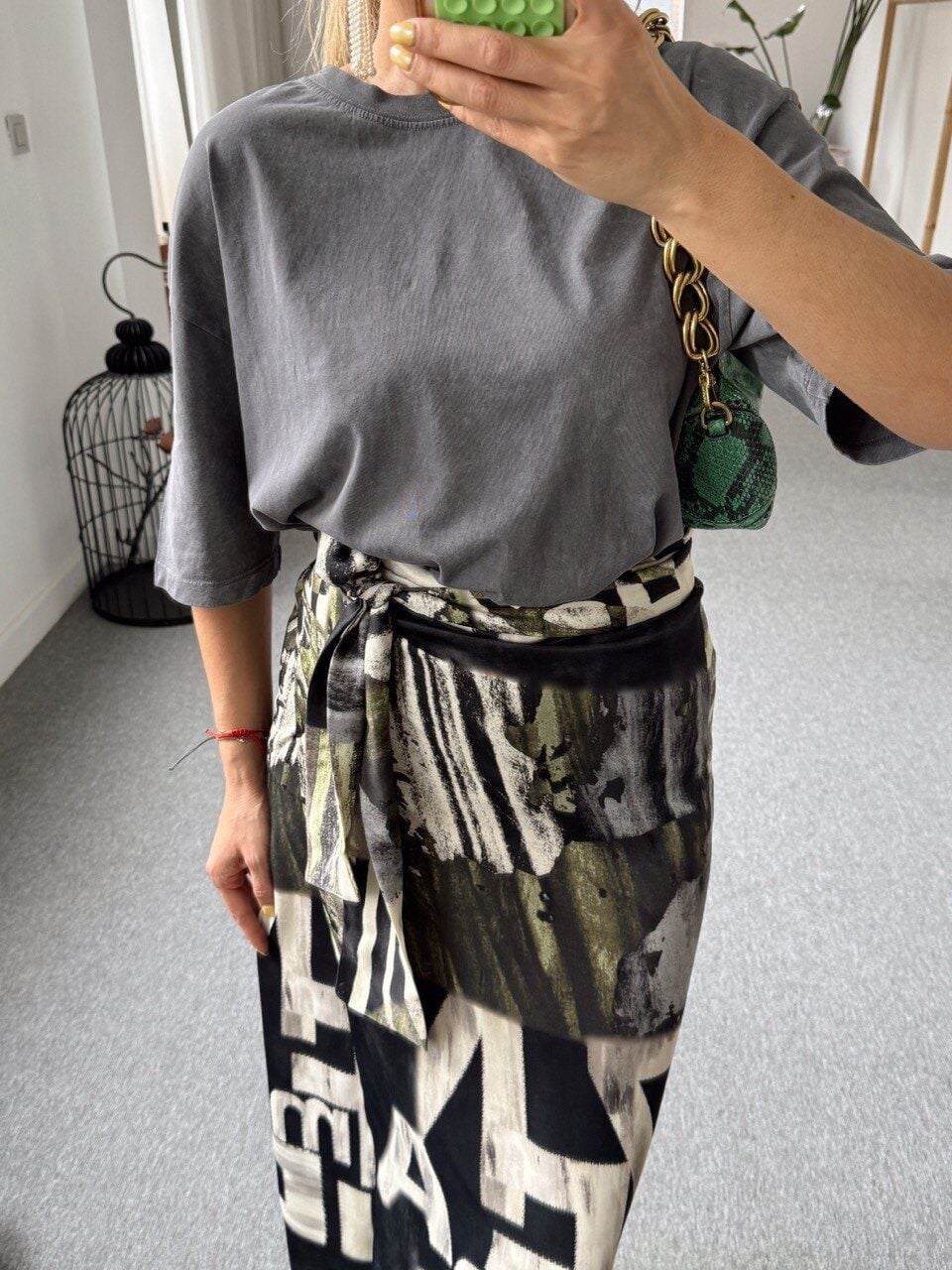 FÜME YIKAMALI BASIC TSHIRT