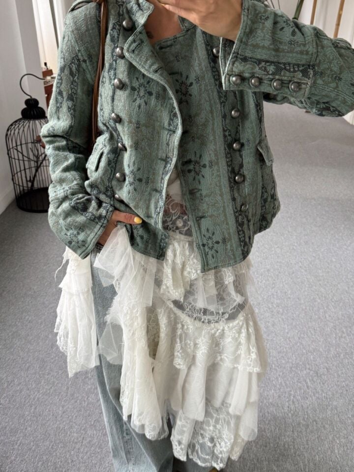 BEYAZ ASKILI DANTEL DETAY TUNİK ELBİSE