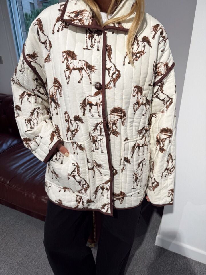 DESENLİ KAPİTONE İTHAL CEKET