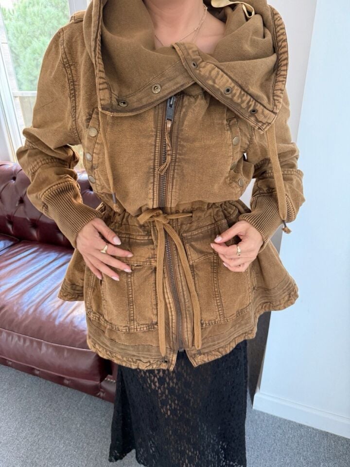 TABA YAKA DETAY İTHAL PARKA