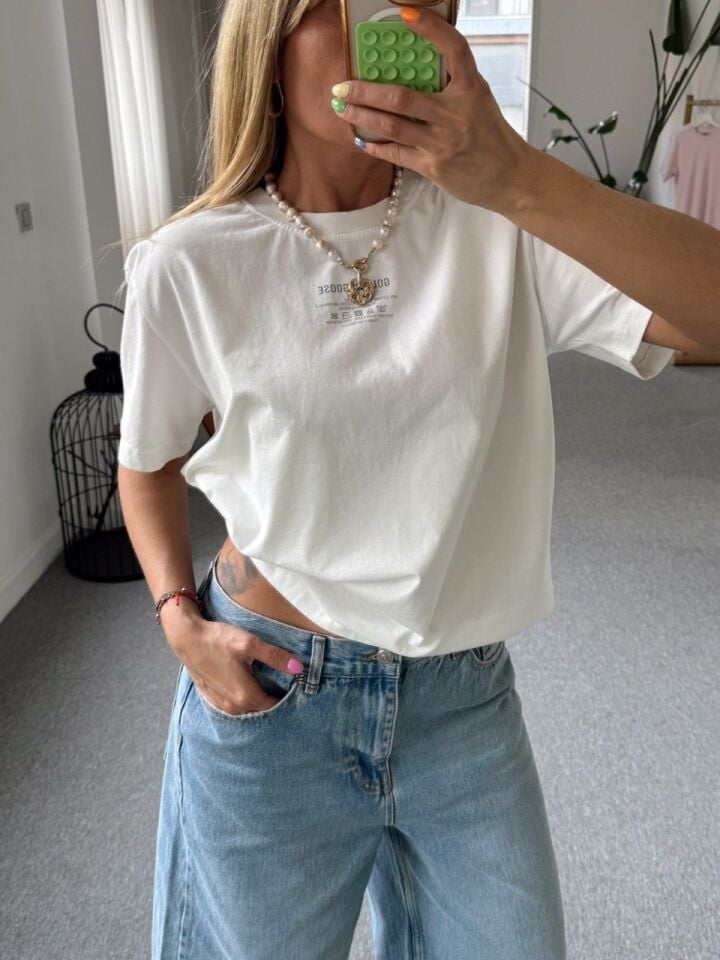 KREM YIKAMA TALİMATI BASKILI TSHIRT