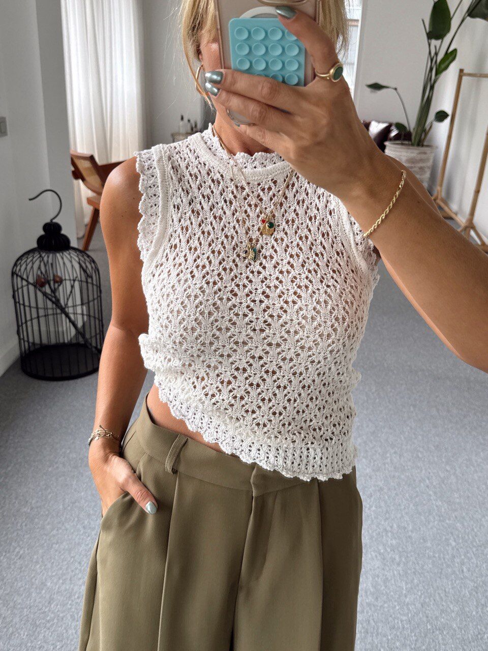 MERSERİZE KOLSUZ TRİKO