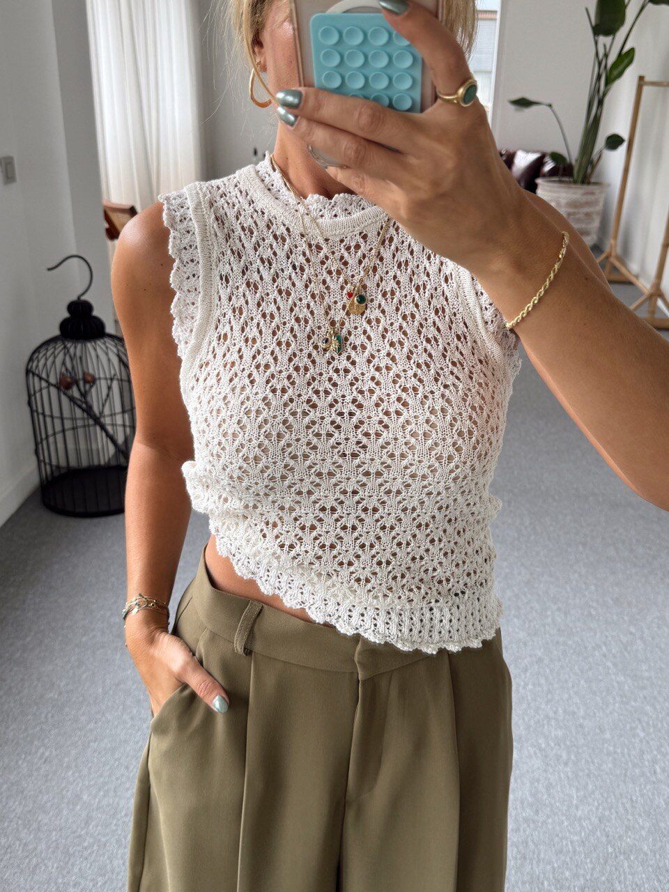 MERSERİZE KOLSUZ TRİKO