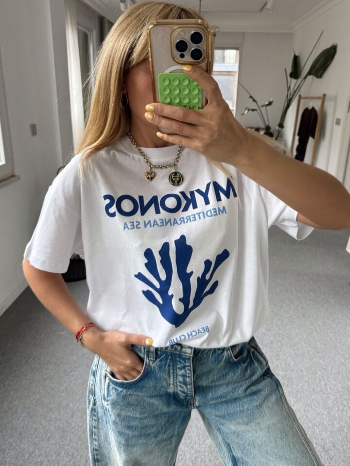 MYKNOS BASKILI BASIC TSHIRT