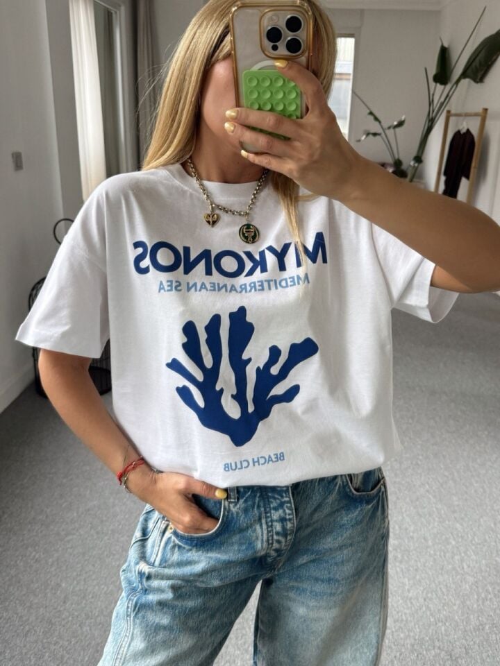 MYKNOS BASKILI BASIC TSHIRT