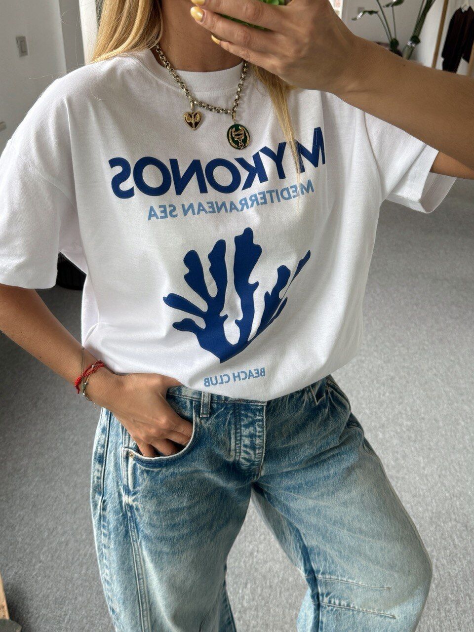 MYKNOS BASKILI BASIC TSHIRT