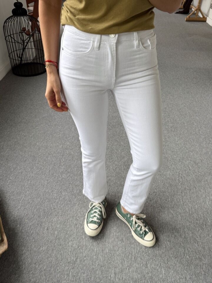 BEYAZ FLARE DENIM JEAN