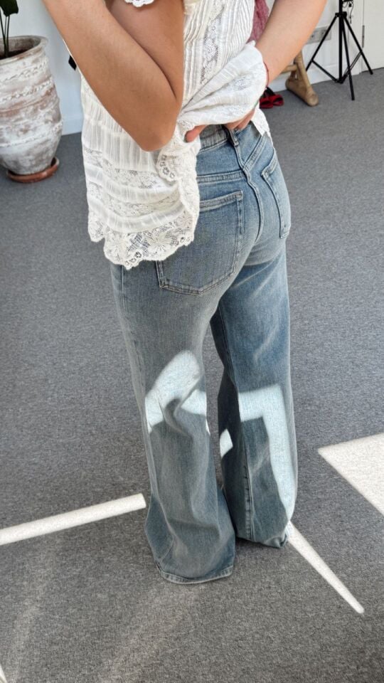 İSPANYOL PAÇA DÜŞÜK BEL VINTAGE JEAN
